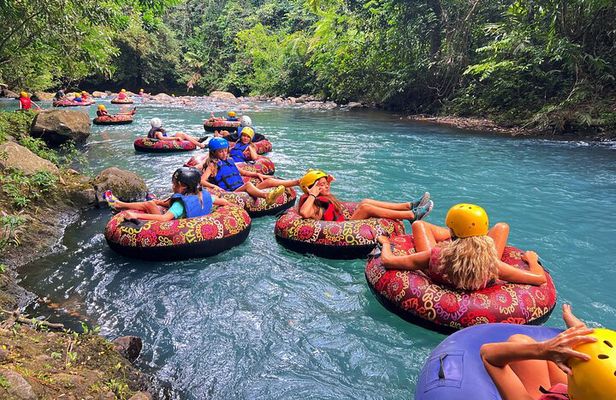 Half Day Tubing & Ziplining Experience in Rio Celeste