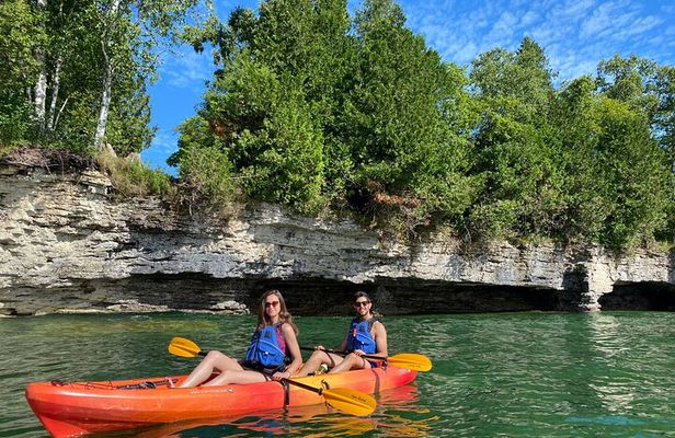 Whitefish Dunes State Park & Cave Point Kayak Tour