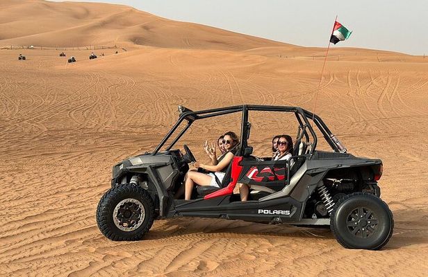 Combo:Deluxe Desert Safari with dinner + ATV self-drive/Quad Bike
