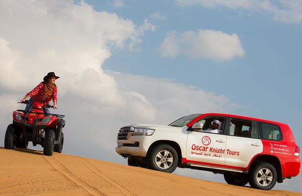 Premium Dubai Red Dunes with quadbike, camel ride and VIP Dinner