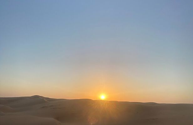 Sunset watching in Al Wahiba Sand