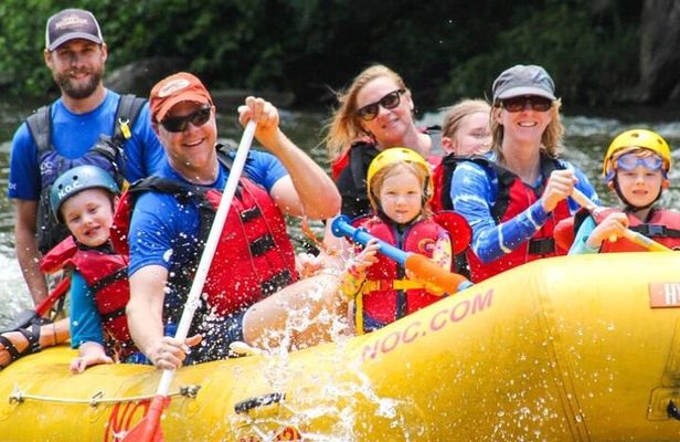 Lower Pigeon River Whitewater Rafting above Ages 3