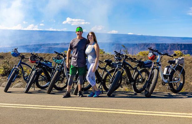 Fat Tire E-Bike Tour through Volcanoes National Park