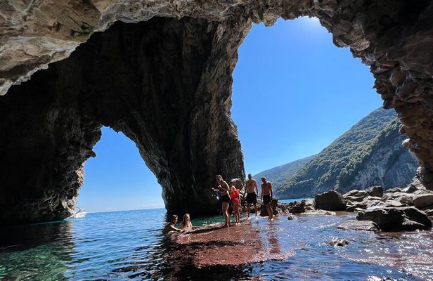 Pelion Boat Trip to "Poseidon's Caves"