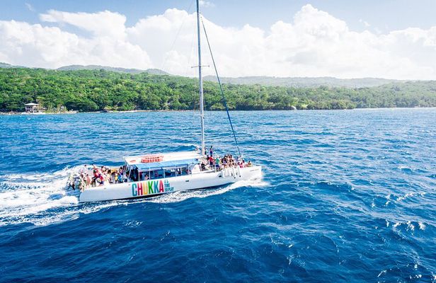 Zipline, Tubing and Party Catamaran from Chukka Island Village