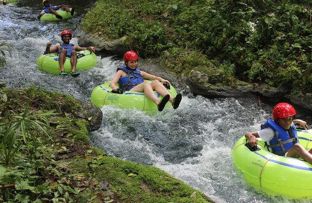 White River Zipline, Tubing and Blue Hole from Montego Bay