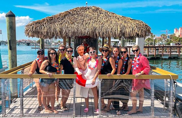 Go Tiki Tours Clearwater"#1 Floating Tiki Boat" Bathroom on Board