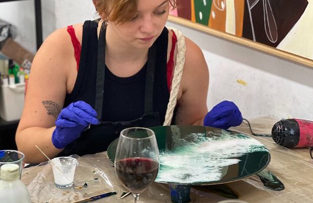 Resin Art Experience in Valencia Spain