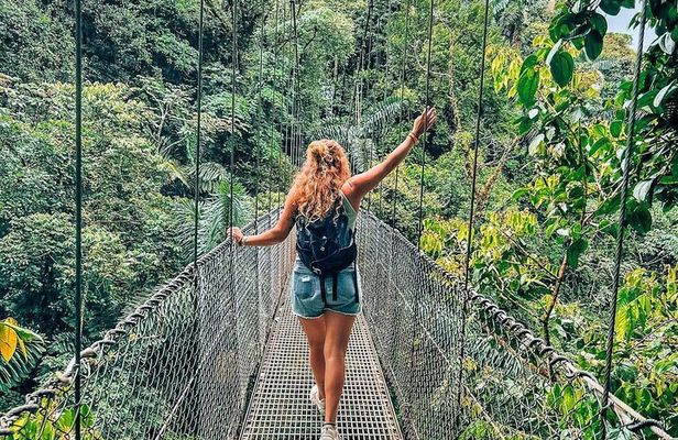 Full Combo! Hanging Bridges, Arenal Volcano, La Fortuna Waterfall