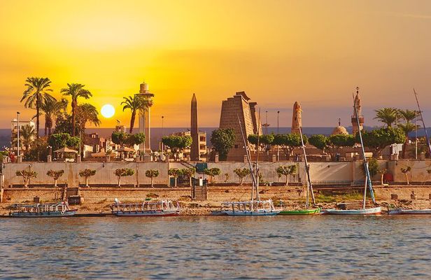 Tour To Karnak and Luxor Temples with a Sunset Felucca Ride