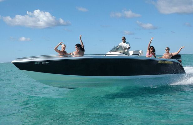 All inclusive SPEEDBOAT FULL DAY to ILE AUX CERF & GRSE WATERFALL