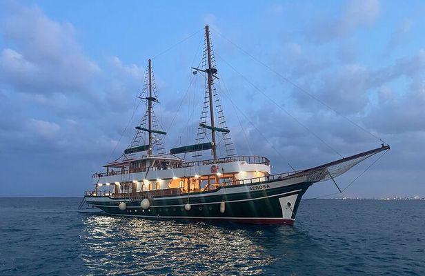 Aerosa Sunset Afternoon Guided Cruise with Dinner in Cyprus