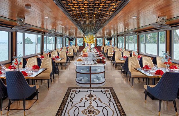 Cozy Bay Premium Cruise – Halong Bay Luxury 1 Day - BUFFET LUNCH