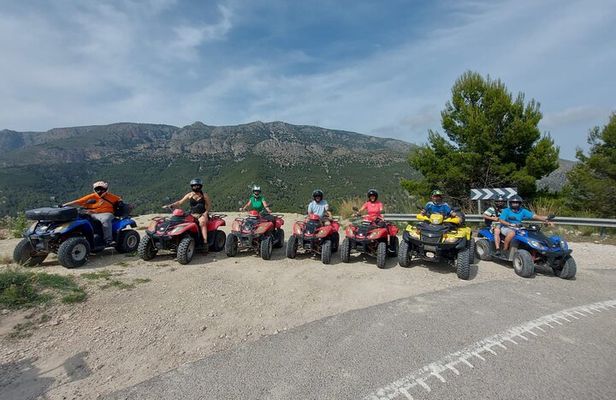 ATV Guided Tour to The Waterfalls Fuentes del Algar