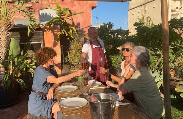 Rooftop Paella Seafood Cooking Class Experience in Barcelona