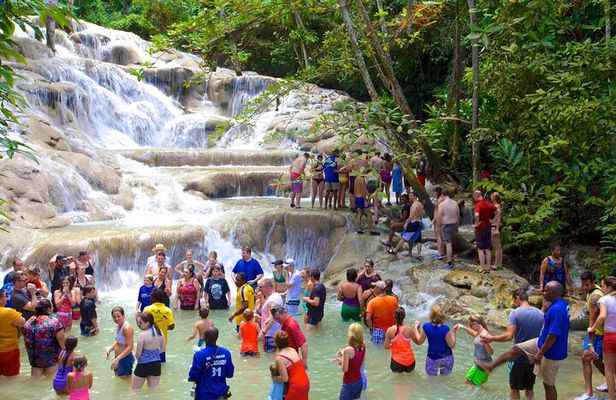 Dunns River and Blue Hole Secret Falls Day trip from Montego Bay