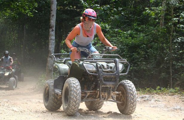 ATV, Ziplines & Cenote. Lunch & Tequila Tasting Included