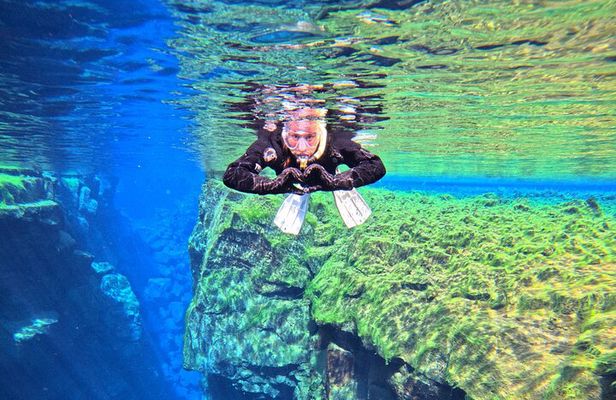 From Reykjavik- Silfra Snorkeling transfer included