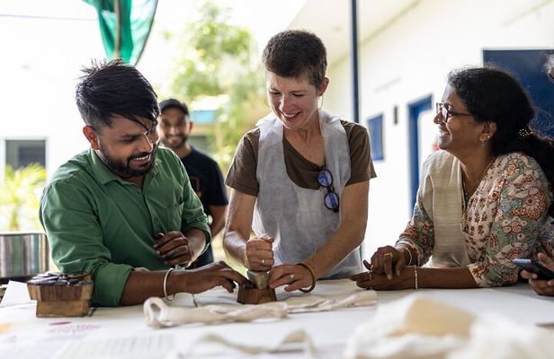 Natural Dye Block Printing Workshop