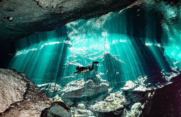Private Scuba Diving in Cenote around Playa del Carmen