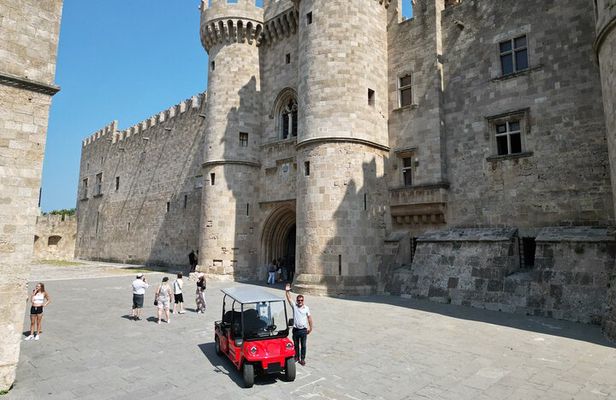 Guided Private Golf Cart Tour in Old Town of Rhodes