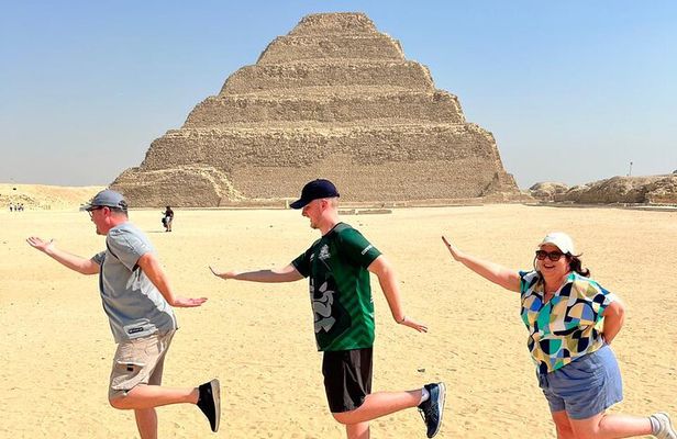 From Cairo Private Tour to Giza Pyramids, Sphinx, Saqqara