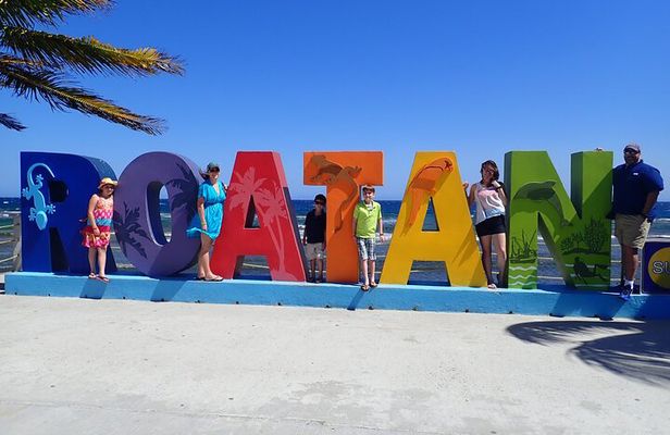 Roatan Rum & Chocolate Tasting, West End Beach & Roatan Sign