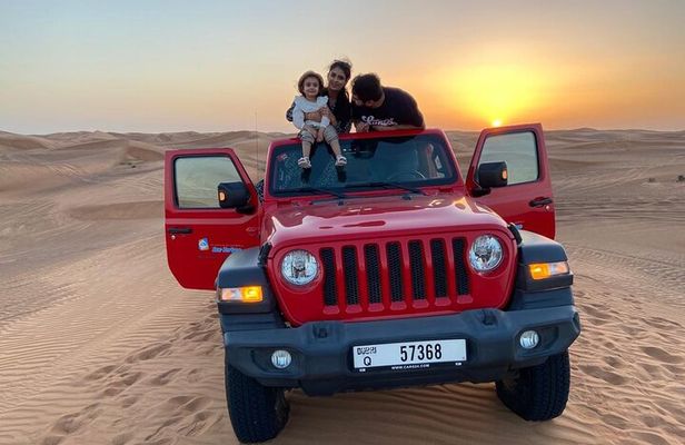 Desert Safari Dubai - Premium Flip-Top Roof Jeep Safari