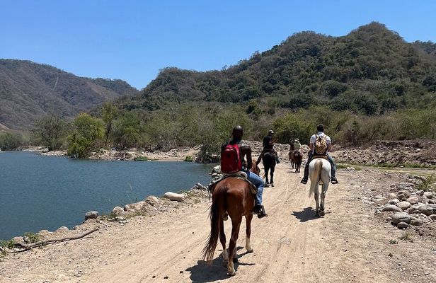 Horseback Riding & Swim: Tequila Tasting, BBQ & Margaritas