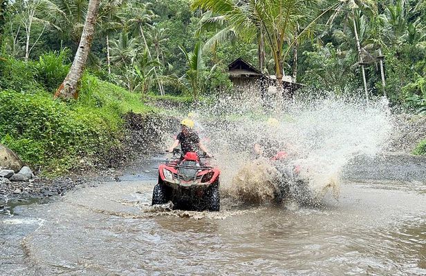 Ubud ATV Adventure Through Waterfall River and Tunnel