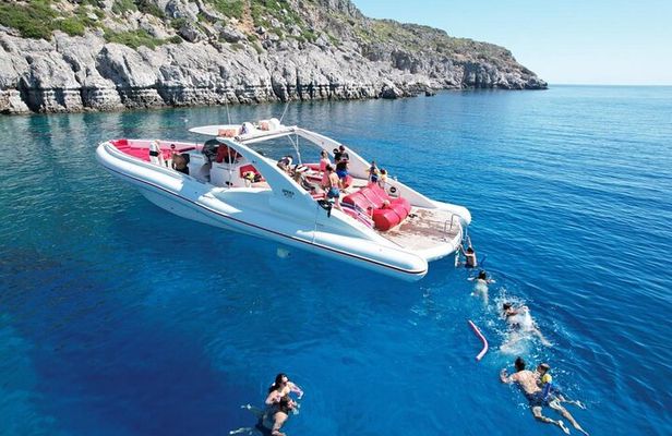 4 Hour Beach Tour with Meal and Unlimited Drinks in Rhodes