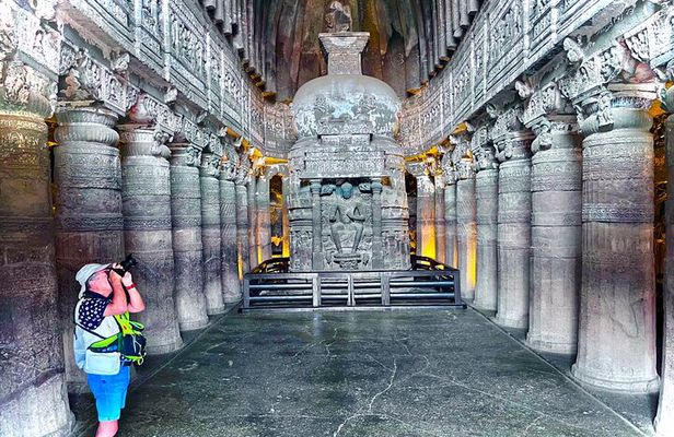 Most Popular 2-Day Guided Tour of Ajanta & Ellora Caves with Car