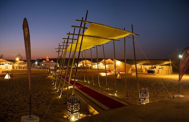 Dubai Desert Safari with Desert Camp Dinner, Camel Ride & Shows