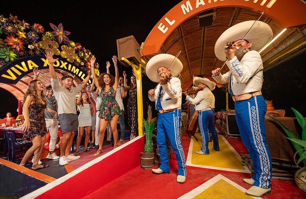 Xochimilco Park Dinner Cruise with Open-Bar and Transportation