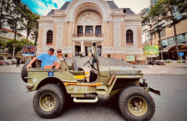 Ho Chi Minh City Private Half-Day Tour by U.S Army Jeep