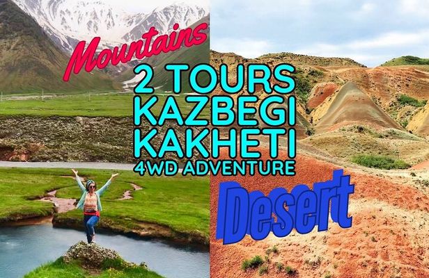 Wild Georgia 4WD PACK Adventure through Kakheti and Kazbegi 2in1