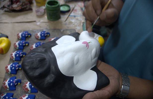 Mask Painting Workshop in Kathmandu