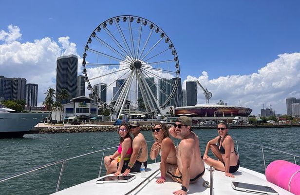 Miami Boat Rental for Day or Sunset Cruise with Captain
