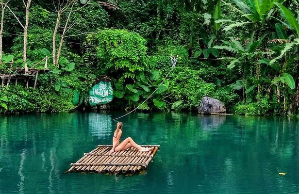 Vang Vieng Tour A - Blue lagoon 3 with Caves and Zipline
