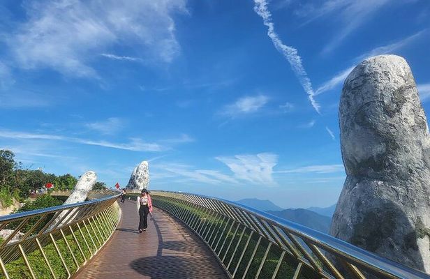 Golden Bridge Ba Na, Marble Mountain,Dragon Bridge,Monkey Mountain- Fullday Tour