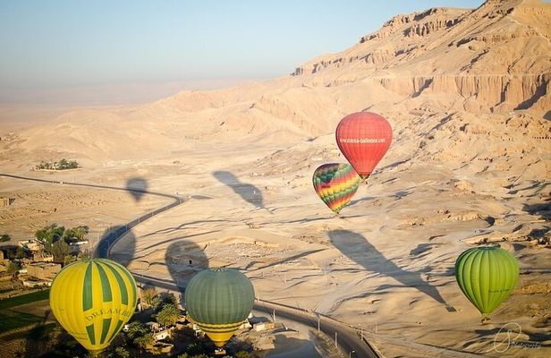 Luxor West Bank Private Tour with Hot Air Balloon