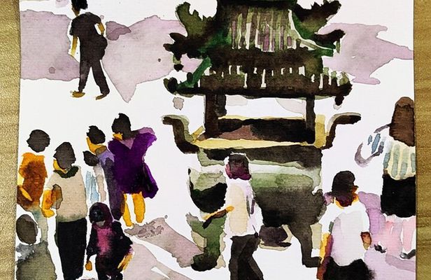 Shanghai Downtown Sketch Trip