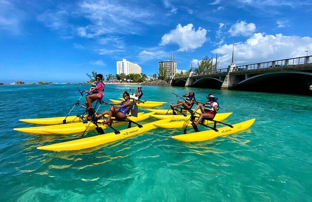 Private Water Bike in Condado Lagoon, San Juan
