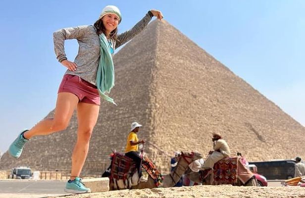 Cairo 8 Hour Private Tour Giza Pyramids, Egyptian Museum & Bazaar