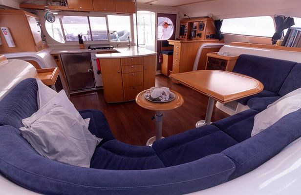Private 6 Hrs 47 ft. Catamaran Snorkel & Cielo Charter (30p. max)