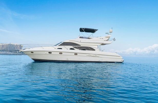 Luxury Private Yatch 52ft Dubai Marina with Pick up & Drop Off
