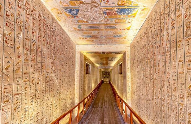 Private Half Day Tour:Valley of Kings & Hatshepsut Temple& Memnon