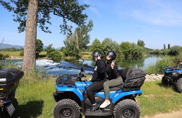 From Split: Three River Quad Tour with swimming