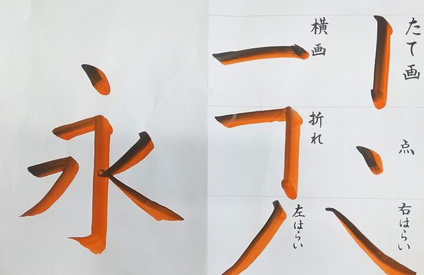 Calligraphy Experience at Tokyo Ginza and Tsukiji Area