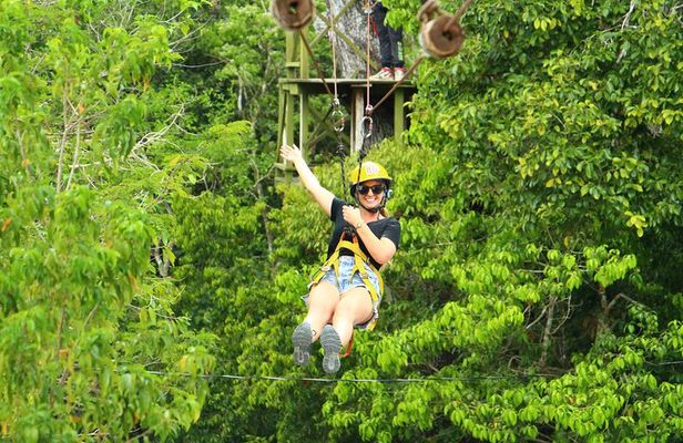 Cancun ATV, 4 Ziplines, Lunch, Transportation & Tequila Tasting